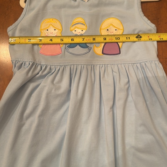 Disney Princess Rapunzel, Cinderella, Sleeping Beauty Applique Dress - sz 5 & 8 - Picture 10 of 10